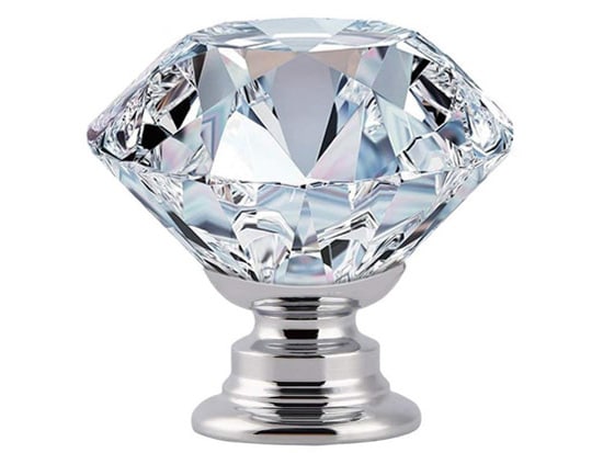 maner cristal diamant argintiu