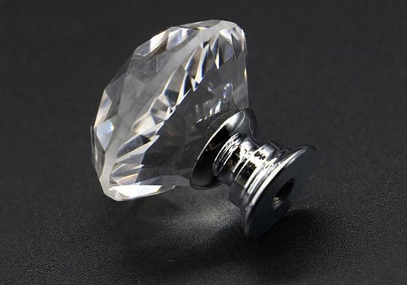 maner cristal diamant argintiu negru 22